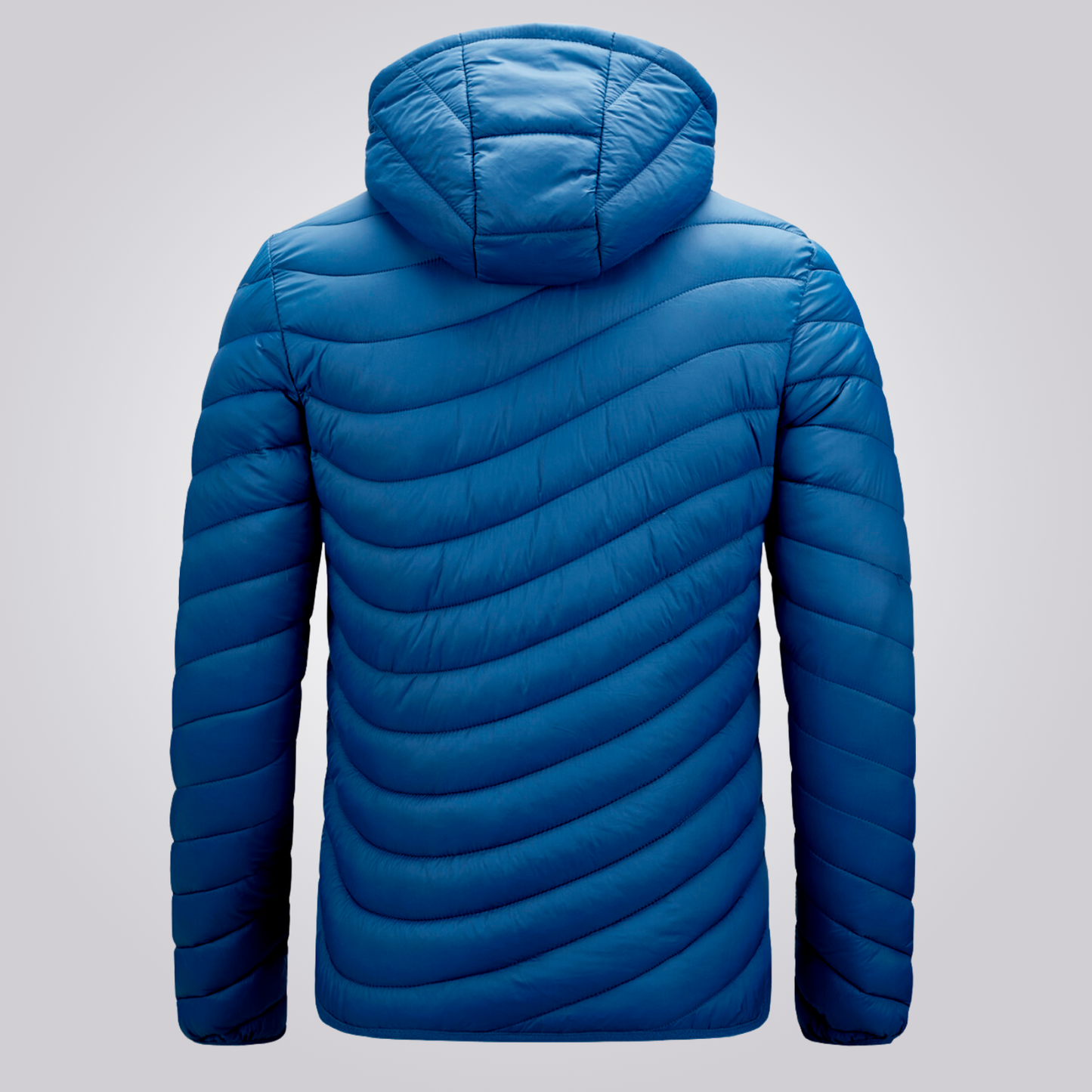 Men's Puffer Jacket with Removable Hood