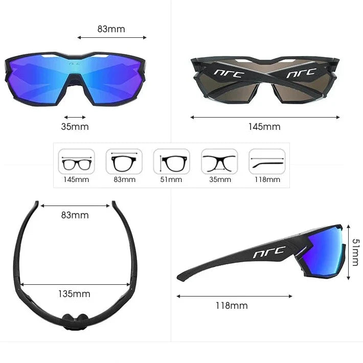 Island Tri Lens Glasses