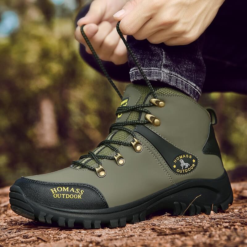 Men's Waterproof Combat Boots for Trails