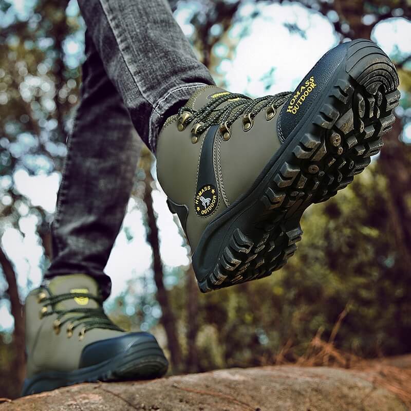 Men's Waterproof Combat Boots for Trails