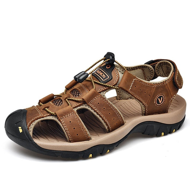 Non-Slip Leather Sandals