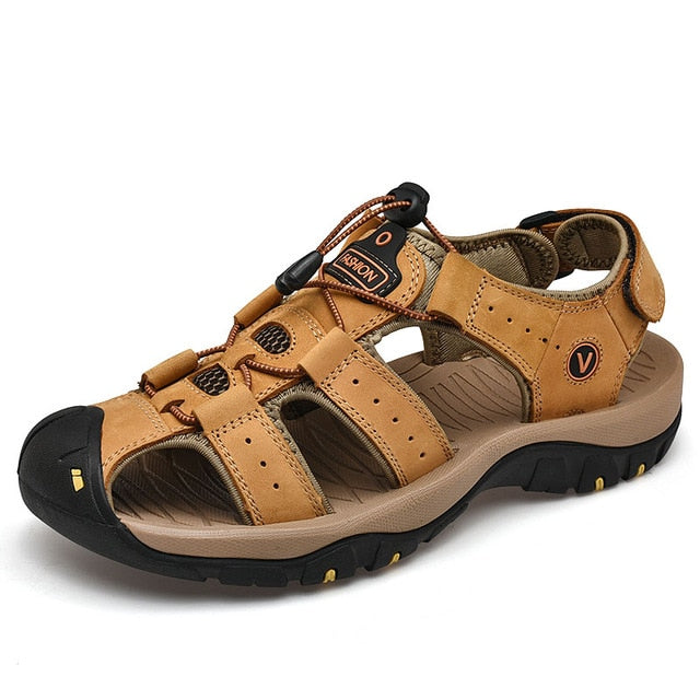 Non-Slip Leather Sandals