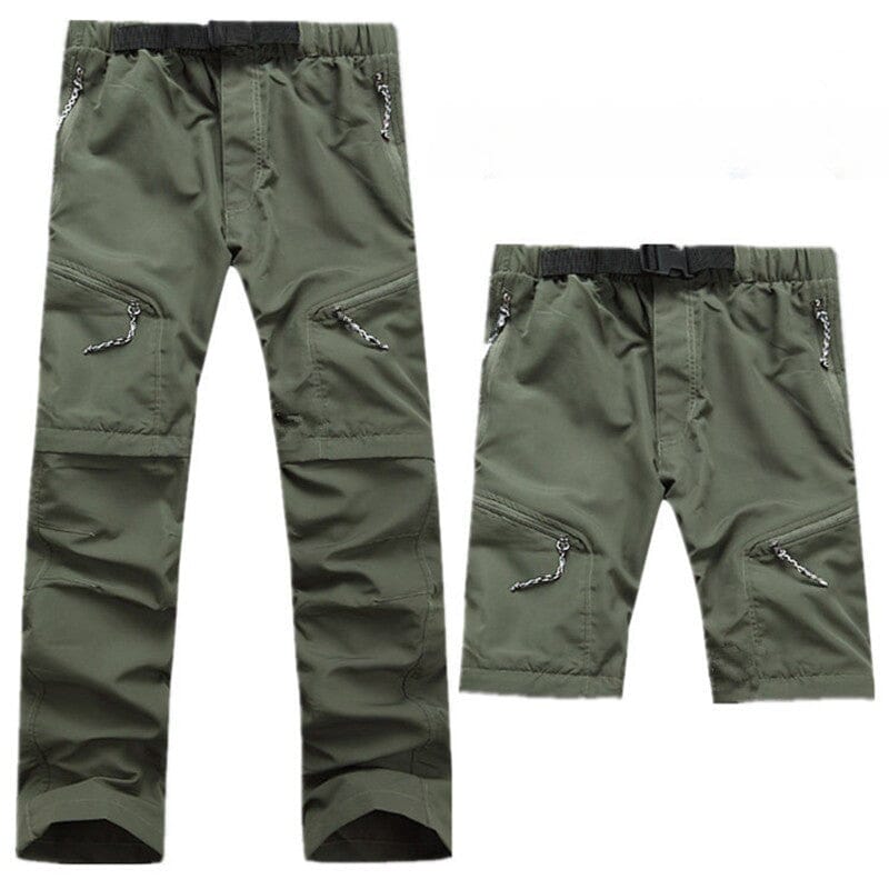 Waterproof Cargo Bermuda Pants - Convertible