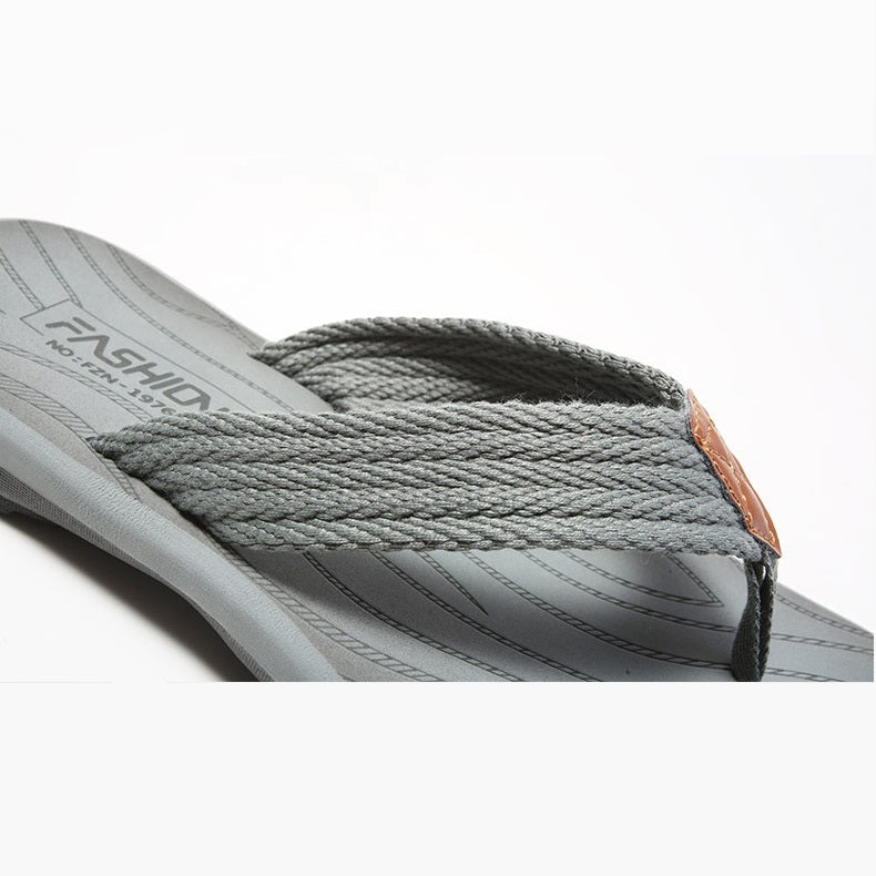 Men's Anti-Sweat Resistant Fiber Flip-Flop