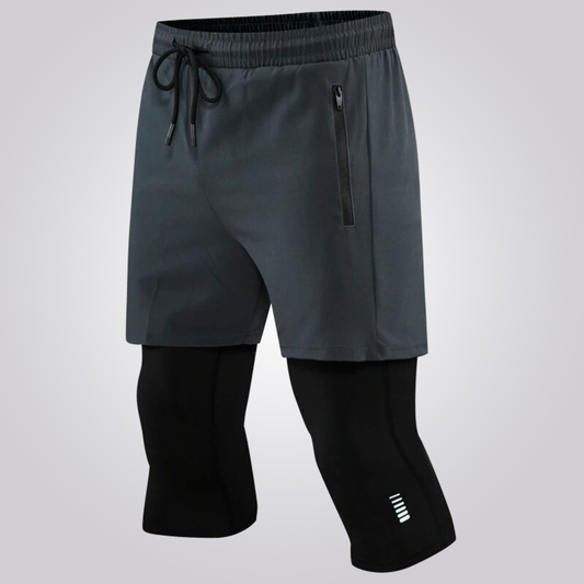 2-in-1 Comfort Training Shorts