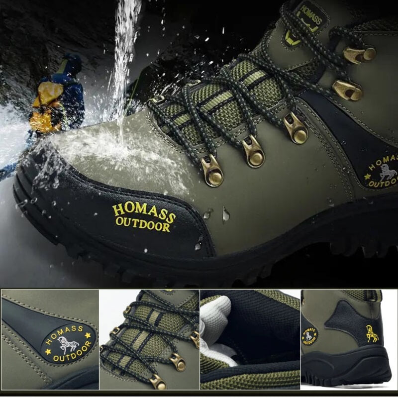 Men's Waterproof Combat Boots for Trails