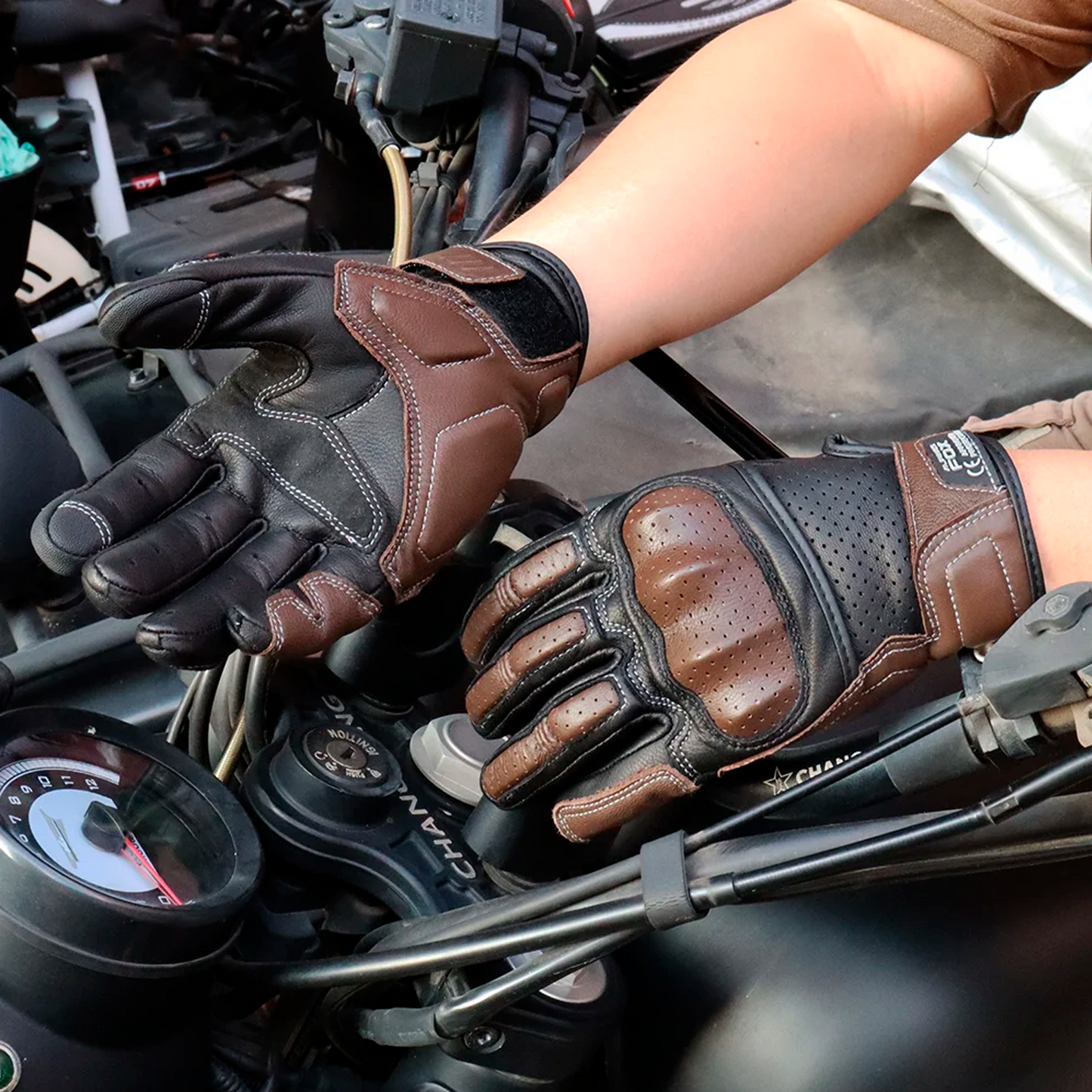 Men's Leather Gloves Fox