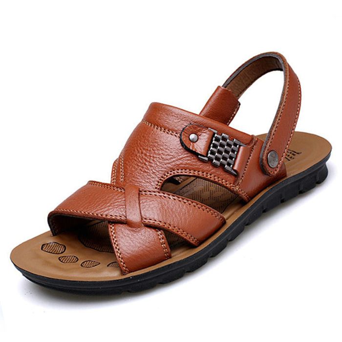 Comfort Leather Island Sandal