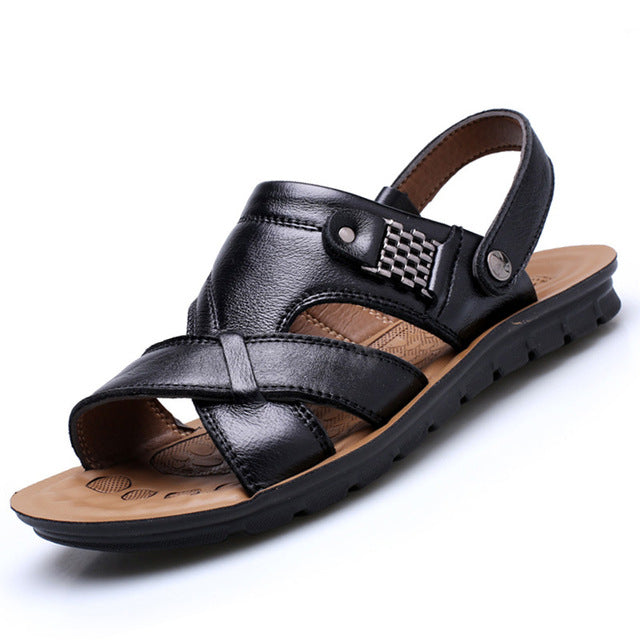 Comfort Leather Island Sandal