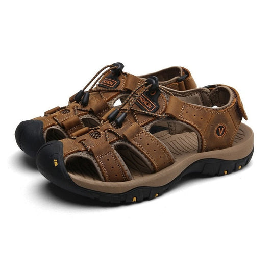 Non-Slip Leather Sandals