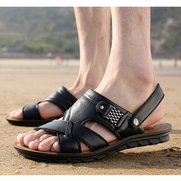 Comfort Leather Island Sandal